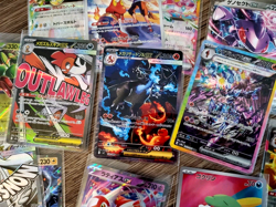 Pokemon Card lot - Mega Charizard X SAR, Ceruledge ex SAR, Mega Scrafty MA - Image 1