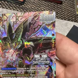 Dragon Ball Super Card Game Cell SR SB01-012 Foil Championship Stamped Promo - Image 5