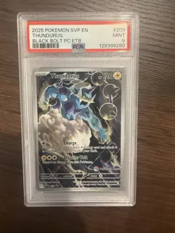 Pokemon Thundurus 209 Scarlet & Violet Promo Cards Holo PSA 9 - Image 1