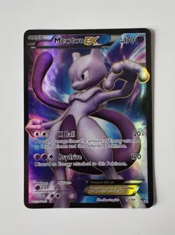Mewtwo EX 98/99 Next Destinies Textured Full Art Holo Pokemon Card Never Played - Image 1