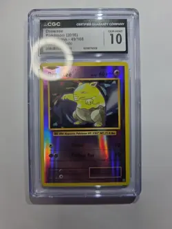 Pokemon TCG Drowzee Evolutions 49/108 Reverse Holo Common Card - Image 1