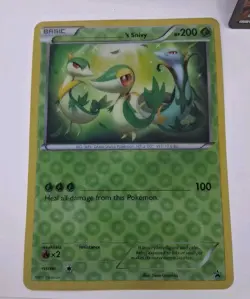 Pokemon TCG JUMBO Holo Cards M Lucario EX & Lenticular -----'s Snivy - Image 3
