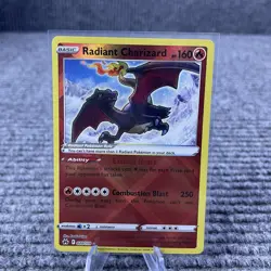 Radiant Charizard - 020/159 - Near Mint - Crown Zenith Pokemon Card - Image 1
