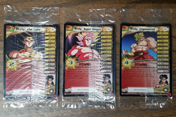 DBZ Dragon Ball Z Unopened Broly BR1, 2, 3 - 3 Packs Of 3 Cards Limited Movie 8 - Image 1