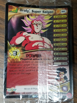 DBZ Dragon Ball Z Unopened Broly BR1, 2, 3 - 3 Packs Of 3 Cards Limited Movie 8 - Image 3