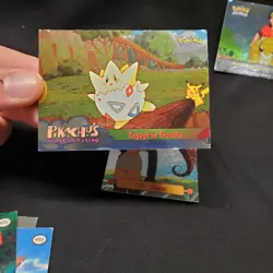 Pokemon CARDS Topps Nintendo TV Movie Animation Edition Pikachu's Vacation LOT - Image 4