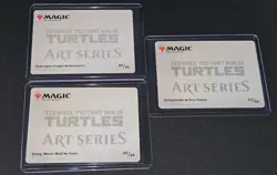 MTG Teenage Mutant Turtles 3 Art Series Cards bundle - Image 2