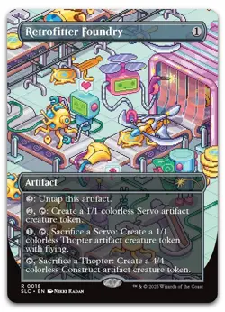 Retrofitter Foundry #18 (NM) Secret Lairs 30th SLC Magic MTG - Image 1