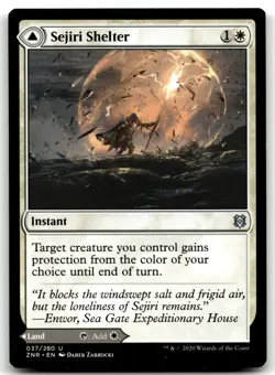 MTG Sejiri Shelter U Zendikar Rising 37 LP - Image 1