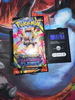 Pokemon Phantasmal Flames HEAVY 22.61 !! Sleeved Booster Pack - Image 1