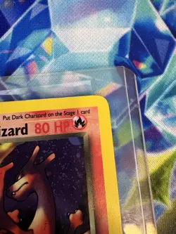 Pokemon Dark Charizard Holo Rare TCG Card 4/82 - Image 3