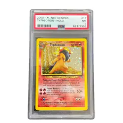 Typhlosion Pokemon Neo Genesis Unlimited Holo Rare PSA 7 - Image 1