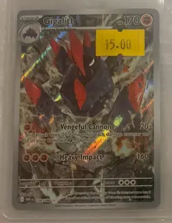 Pokemon TCG - GIGALITH - #129/086 Sv: White Flare Holo Illustration Rare 170 HP - Image 3