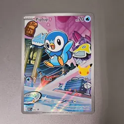 Pokemon TCG First Partners Illustration Piplup Chimchar Turtwig Sinnoh Promo - Image 2
