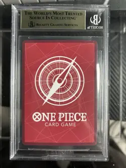 One Piece TCG Monkey.D.Luffy OP09-061 Leader 2nd Anniversary Edition BGS 9.5 Eng - Image 2
