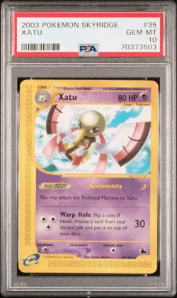 Pokemon Card Xatu 35/144 PSA 10 WOTC Skyridge GEM MINT - Image 1
