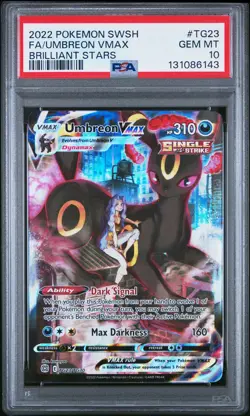 Pokemon Card Umbreon Vmax Tg23 PSA 10 Brilliant Stars - Image 1