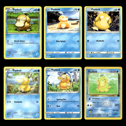 6x Psyduck Lot 32 Black White Boundaries Crossed Pokemon Cards Collection Set - Image 1