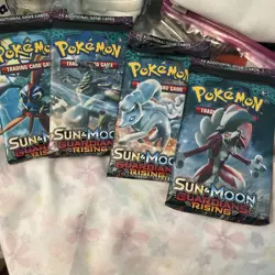 4 packs Pokemon Sun & Moon Booster Pack - 10 Cards - Image 1