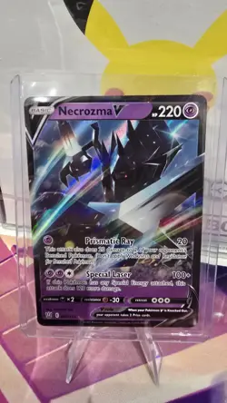 Pokemon TCG Necrozma v Holo Ultra Rare Card 063/163 Battle Styles - Image 1