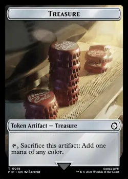 Radiation // Treasure Double-Sided Token - MTG Cards Shop - Image 2