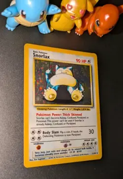 Snorlax 11/64 Jungle No Symbol Error Misprint Vintage Holo Rare Pokemon Card -MP - Image 2