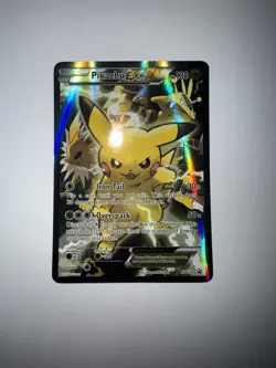 Pokemon TCG Pikachu EX XY124 Black Star Promo Card 2016 - Image 2