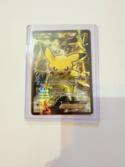 Pokemon TCG Pikachu EX XY124 Black Star Promo Card 2016 - Image 4
