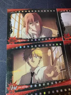Collectible Cards TCG 9 x Chainsaw Man CCG Character Limited Edition Scene - Image 3