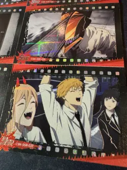 Collectible Cards TCG 9 x Chainsaw Man CCG Character Limited Edition Scene - Image 5
