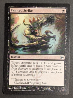 MTG Card - 1x Tainted Strike - Scars of Mirrodin - NM/LP - Magic The Gathering - Image 1