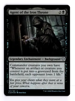 Agent of the Iron Throne 107 Foil CL: Battle for Baldur's Gate U MTG LP - Image 1
