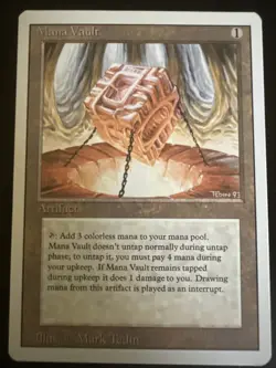 Magic MTG - Mana Vault - Revised 3rd Edition - LP - Image 2