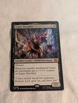 Super Shredder Teenage Mutant Ninja Turtles Magic The Gathering MTG TMNT 0083 M - Image 1