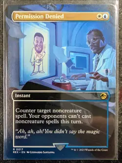 Permission Denied - Borderless - Jurassic World Collection REX (MTG) - Image 1
