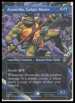 Teenage Mutant Ninja Turtles #212 Donatello, Gadget Master (Borderless) MTG - Image 1