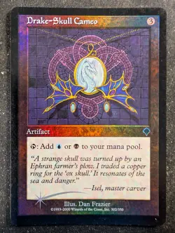 Drake-Skull Cameo - Foil - Invasion (MTG) - Image 1