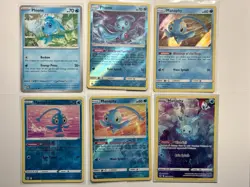 Manaphy Pokemon Card Lot - X6 Unique Cards Including Full Art - A173 - Image 1