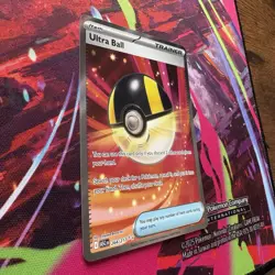 Pokemon Ultra Ball Trainer Item Secret Rare Holo 264/217 2026 Card Stock - Image 4