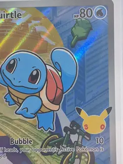 First Partner Illustration Squirtle Promo Full Art Holo 037 Pokemon TCG - Image 4