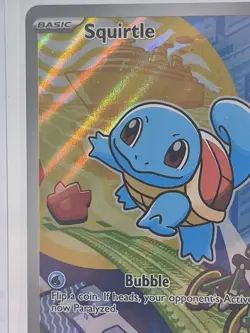 First Partner Illustration Squirtle Promo Full Art Holo 037 Pokemon TCG - Image 5