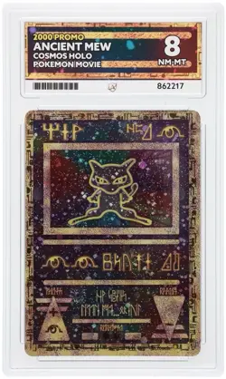 Ancient Mew 2000 Movie Promo Ace 8 Graded Vintage Holo Pokemon Card TCG - Image 1