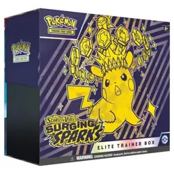 Pokemon Scarlet & Violet Surging Sparks ETB Elite Trainer Box Factory Sealed - Image 1