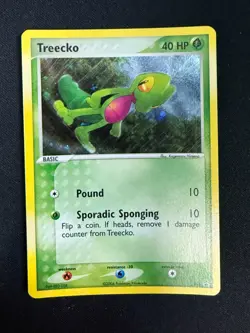 Treecko - 16 EX Deck Tins Promo - Cosmos Holo Nintendo Black Star (NM) Pokemon - Image 1