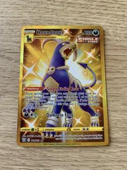 Houndoom (Secret) 179/163 Swsh05: Battle Styles Holo Pokemon Card - Image 2