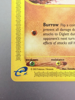 Pokemon Diglett 50/144 Regular Skyridge Pokemon Never Played - Image 4