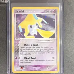 Pokemon 2004 Jirachi Hidden Legends 8/101 Holo Rare - Image 1