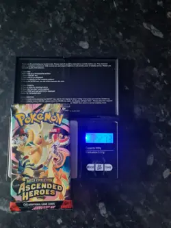 Pokemon TCG Ascended Heroes Heavy 22.73g Sealed Booster Pack - Image 1