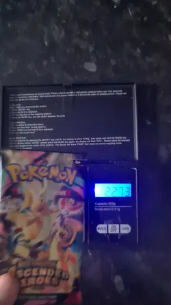 Pokemon TCG Ascended Heroes Heavy 22.73g Sealed Booster Pack - Image 2