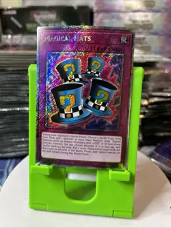 Yu-Gi-Oh! TCG 1x Magical Hats (Platinum Secret Rare) RA03-EN107 x1 - Image 1